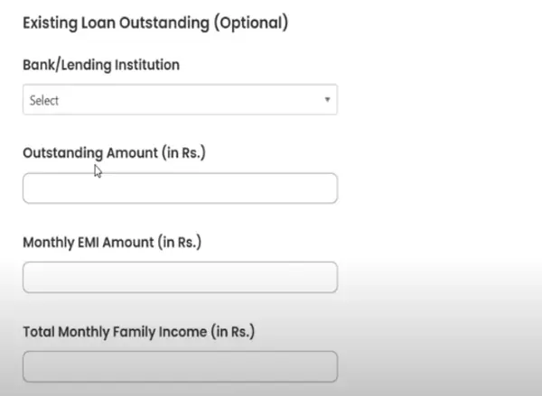 Existing loan