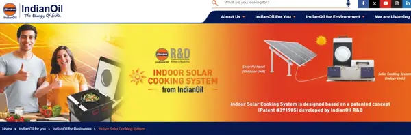 free solar cooker yojana official website